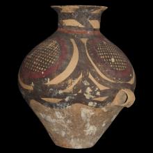 Vase nolithique  dcor gomtrique